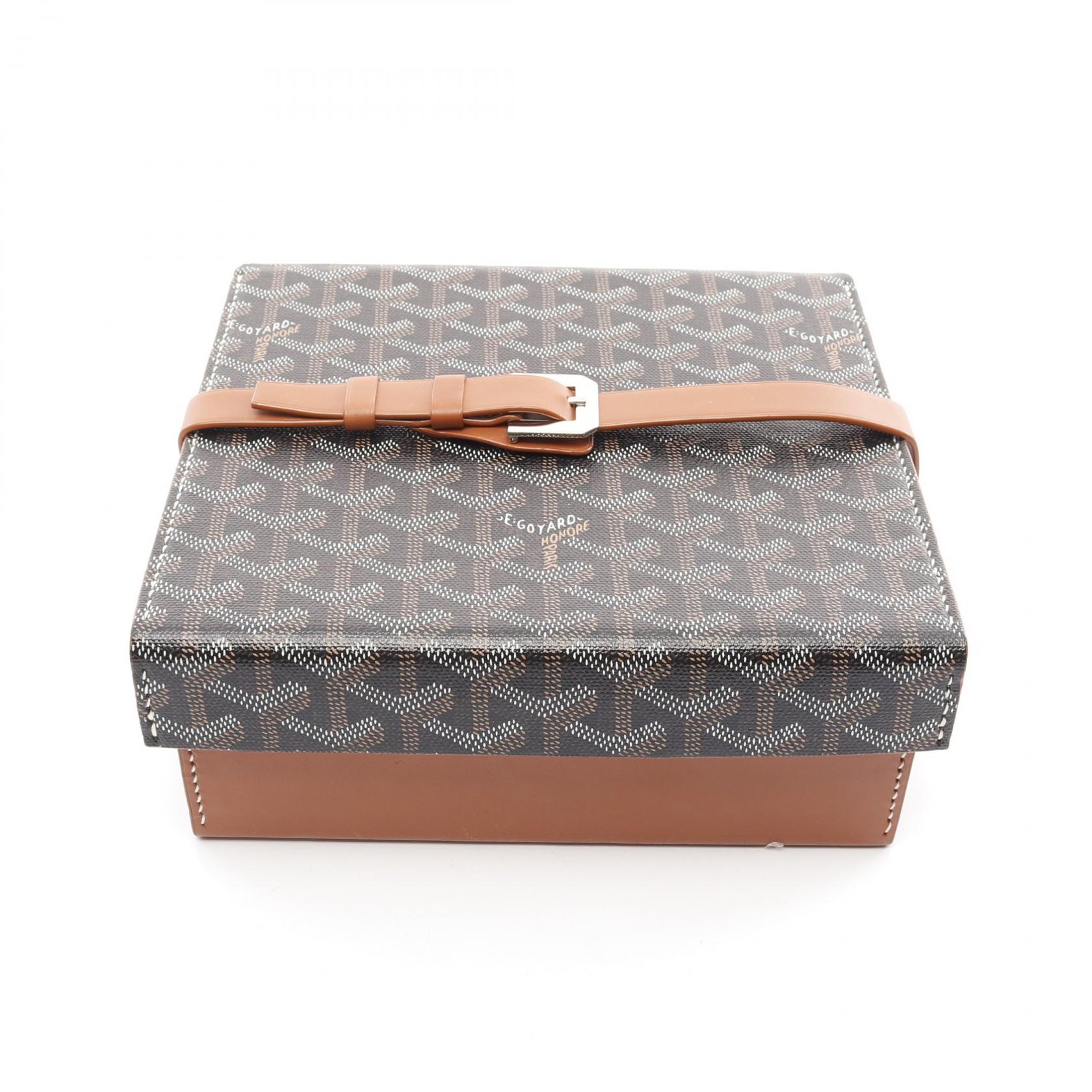 ゴヤール GOYARD ウォッチ ケース アクセサリー PVCコーティングキャンバス レザー メンズ レディース ブラウン系 / マルチカラー 【中古