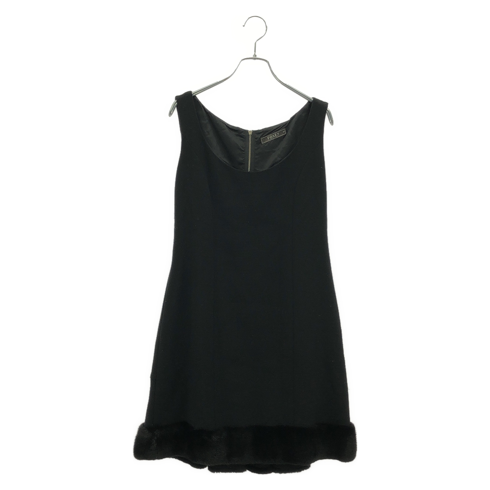 フォクシー FOXEY ワンピース ワンピース 衣料品 トップス ウール レディース ブラック系 【中古】