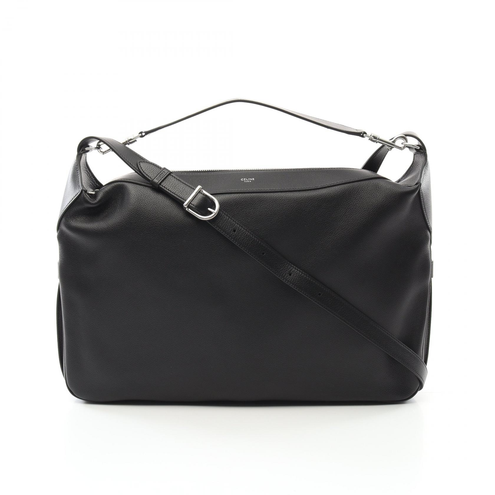 セリーヌ CELINE ショルダーバッグ バッグ レザー レディース ブラック系 111773DPJ38SI 【新品】