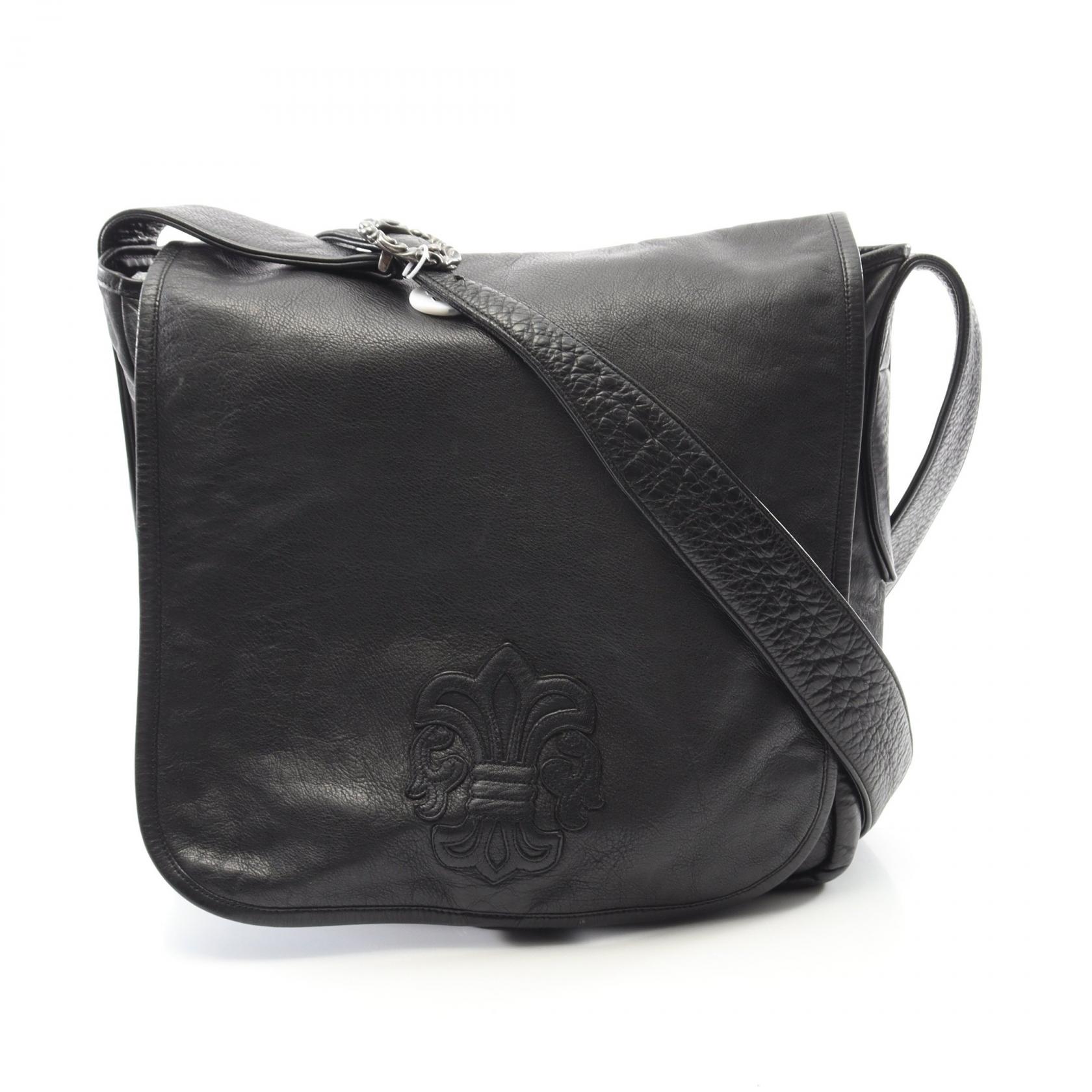 クロムハーツ CHROME HEARTS ショルダーバッグ バッグ レザー メンズ ブラック系 【中古】