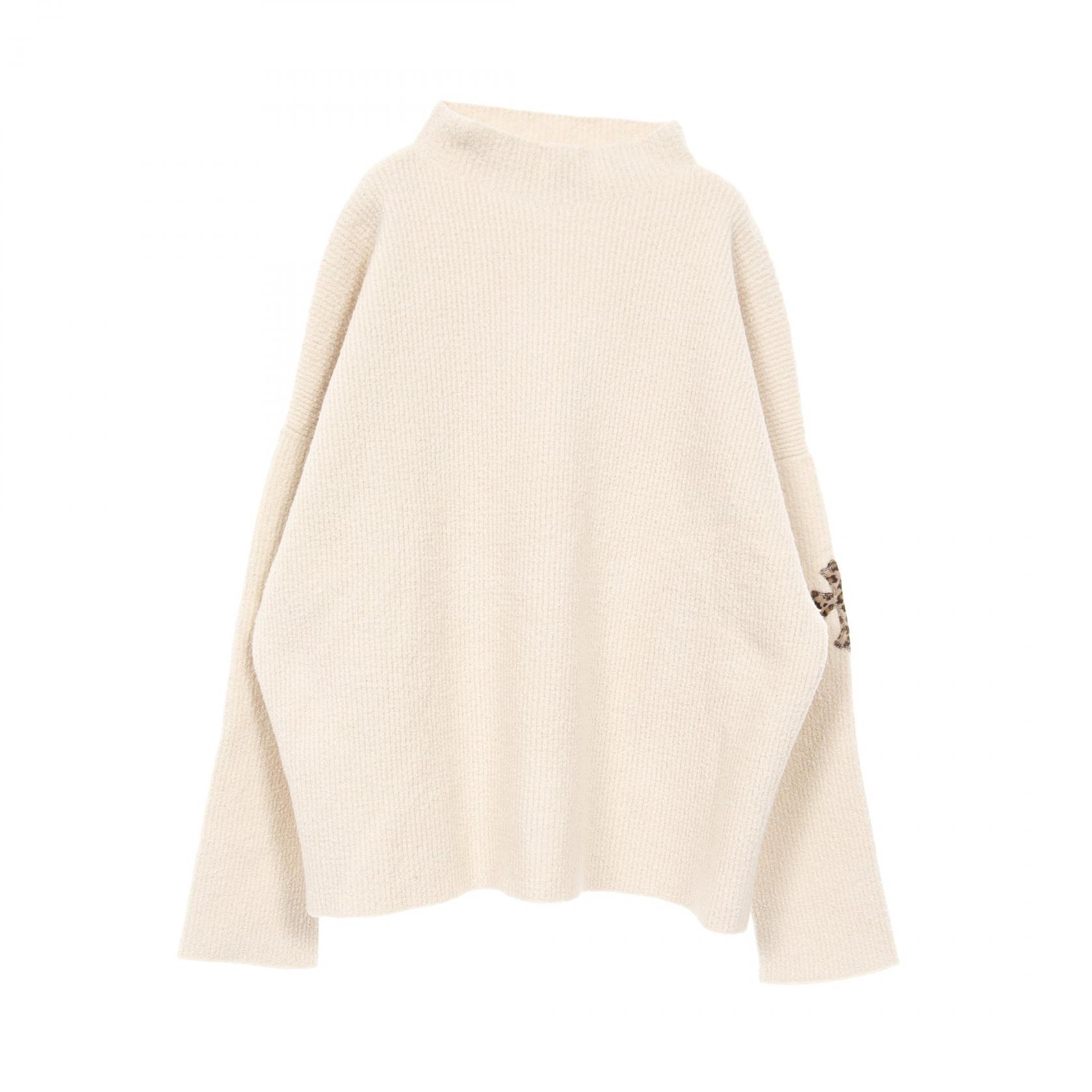 クロムハーツ CHROME HEARTS ニット 衣料品 トップス コットン メンズ ベージュ系 【中古】