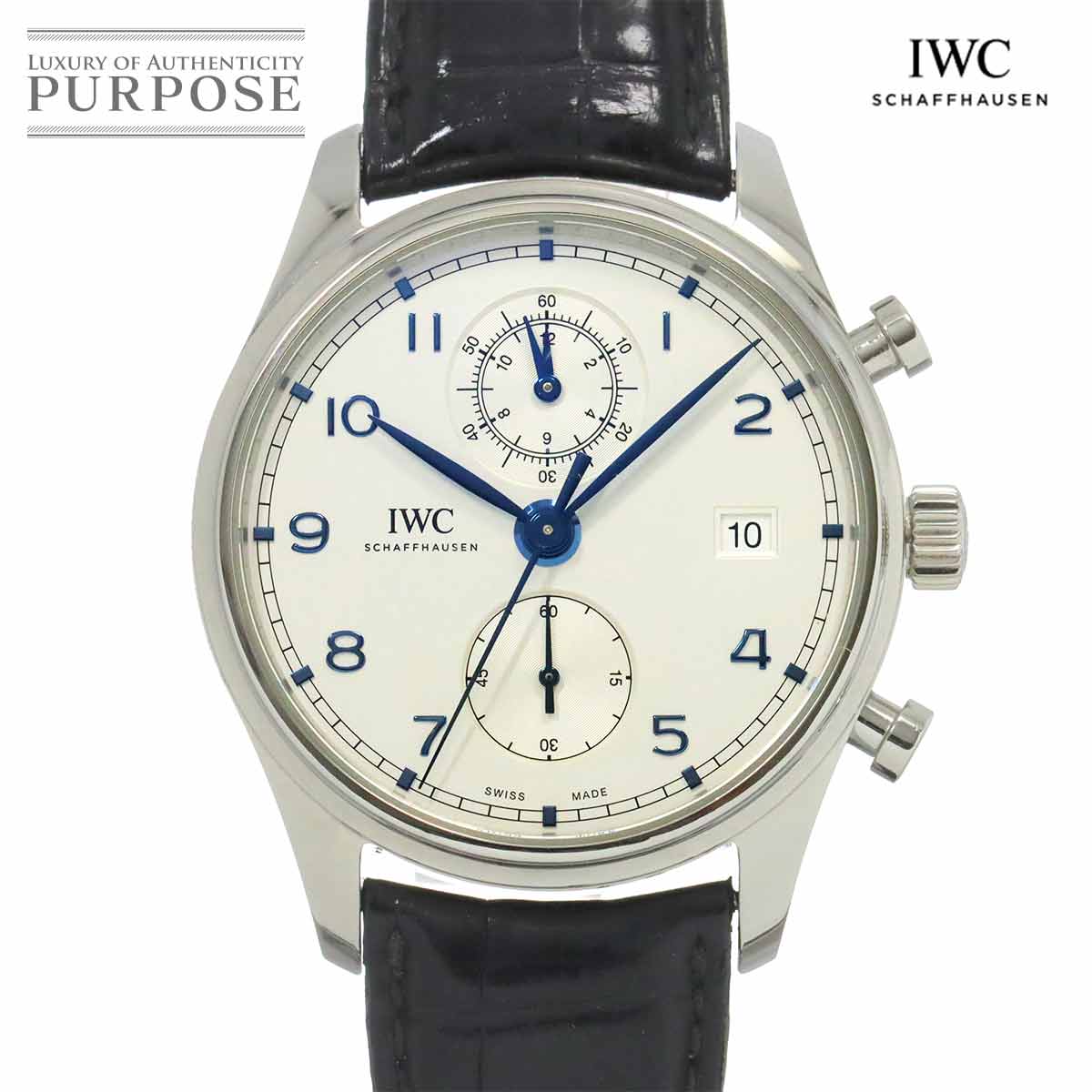 IWC ポルトギーゼ クロノグラフ クラシック IW390302 メンズ 自動巻き インターナショナル ウォッチ カンパニー 90289637 【中古】時計