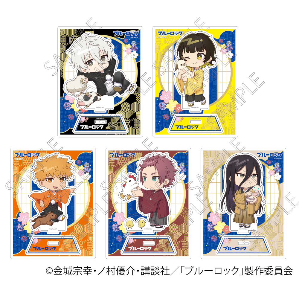 ■商品名：TVアニメ『ブルーロック』アクリルスタンド袴ver.BOX(Ｂ)■アイテム：アクリルスタンド■キャラ：蜂楽 廻、凪 誠士郎、國神 錬介、糸師 冴、蟻生 十兵衛■種類：5種■材質：アクリル■サ