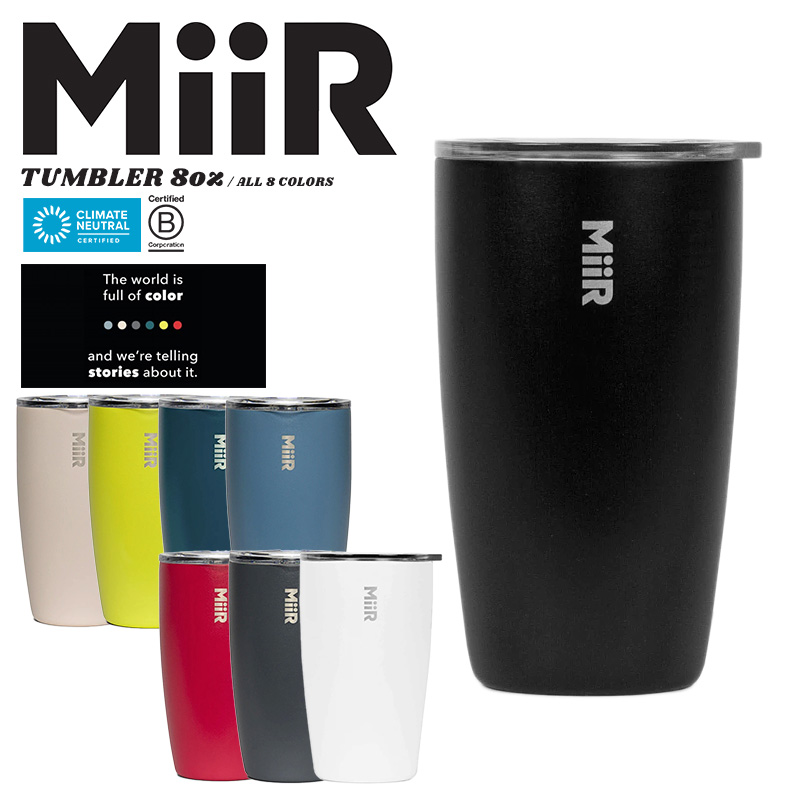 ■商品説明 Mii Rより、保温・保冷力に優れたThermo 3D?ダブルウォール真空断熱材で作られたタンブラーが登場。Temp Deflector?テクノロジーによって、温度が外に逃げるのを防ぎ、ダ
