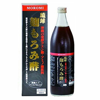 【送料無料・まとめ買い×3個セット】琉球麹もろみ酢 900mL ＊ユニマットリケン サプリメント 美容サプリ 香酢 もろみ酢 黒酢