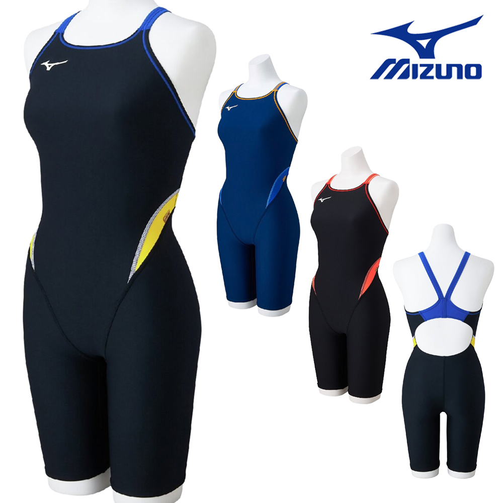 ミズノ MIZUNO 競泳水着 練習用水着 レディース エクサースーツ ハーフスーツ オールインワン EXER SUITS U-Fit 競泳練習水着 N2MGC263