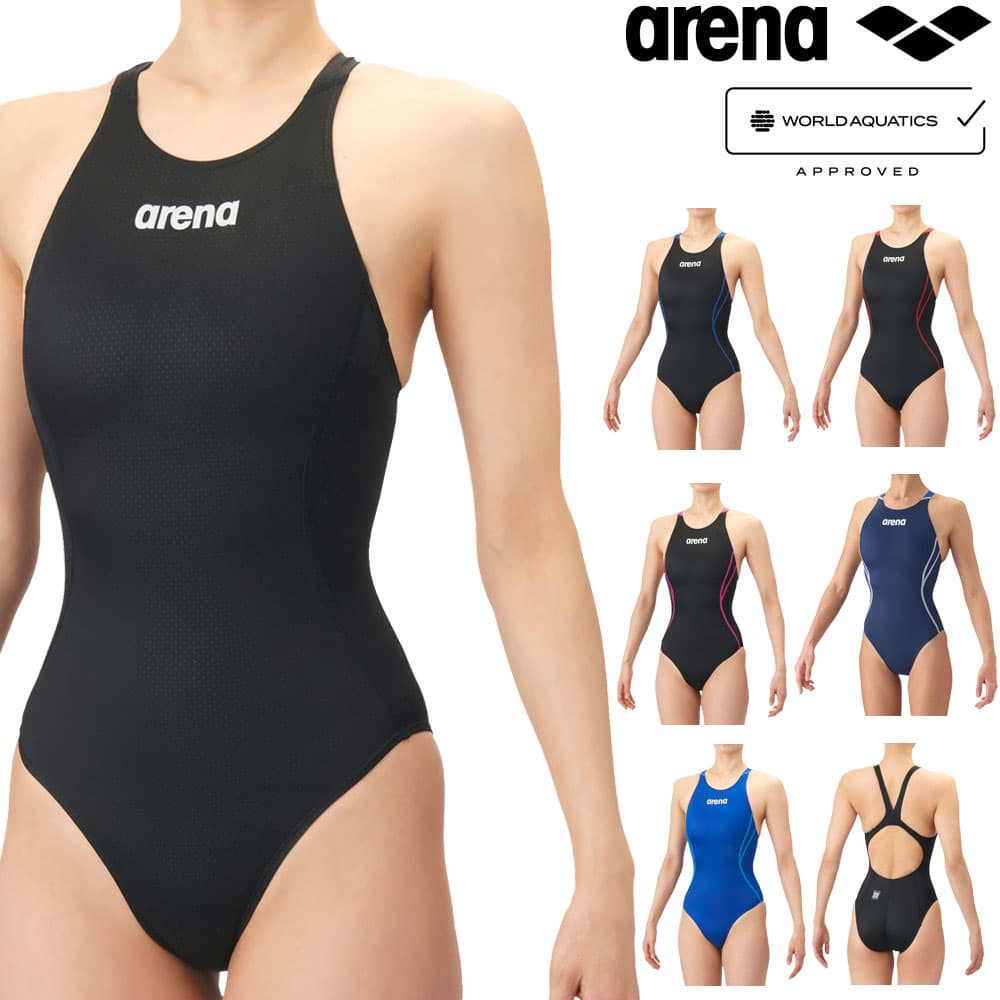 アリーナ ARENA 競泳水着 レディース WA承認モデル AQUA ADVANCED AQUA XTREME レーシングワンピース オープンバック ローカット AS6SRC2