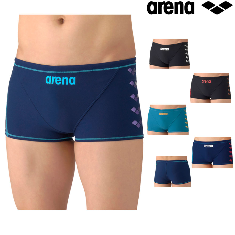 アリーナ ARENA 競泳水着 練習用水着 メンズ タフスーツ タフスキンE トレーニングスパッツ ショートレッグ 競泳練習水着 AS6SWM07M
