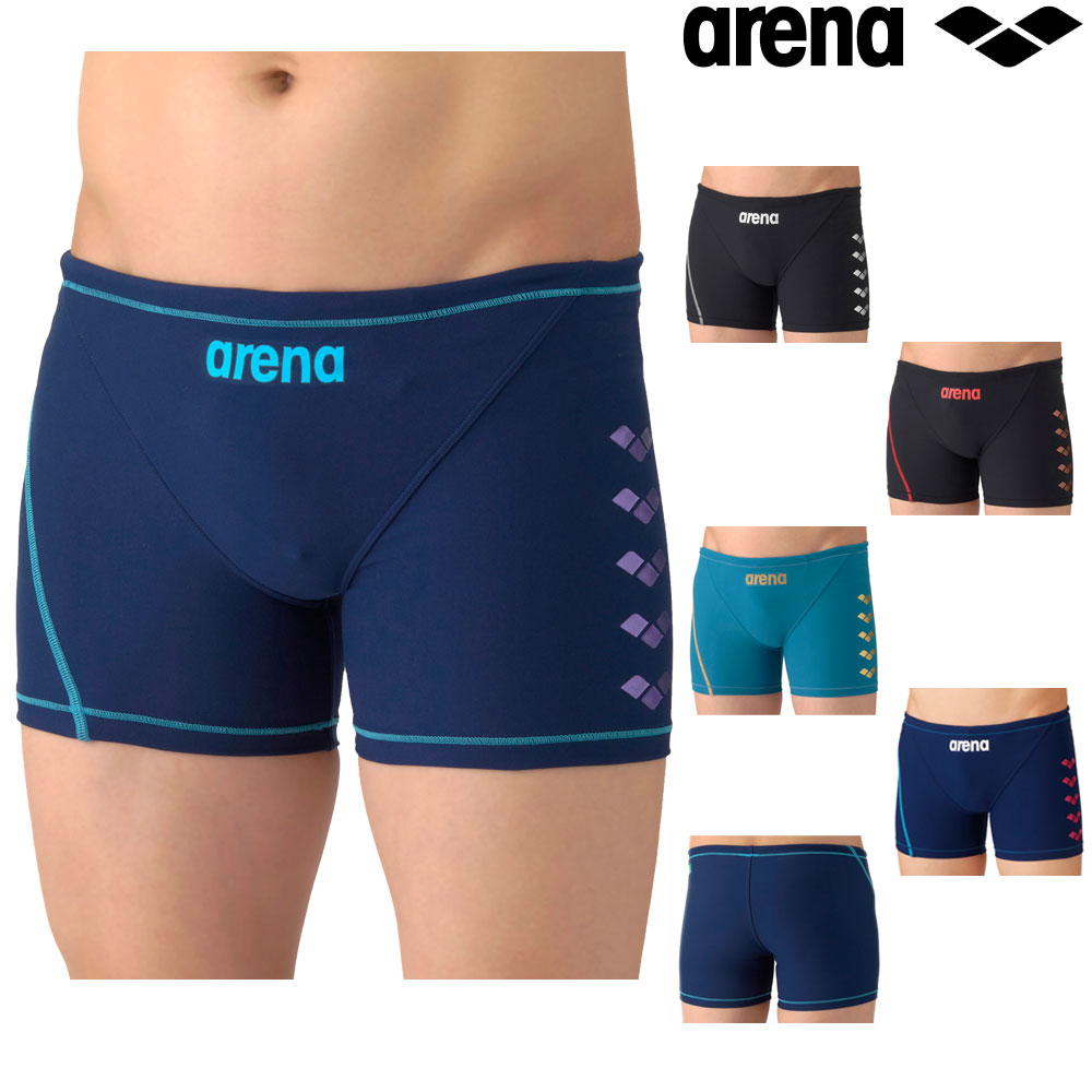 アリーナ ARENA 競泳水着 練習用水着 メンズ タフスーツ タフスキンE トレーニングスパッツ ミドルレッグ 競泳練習水着 AS6SWM09M