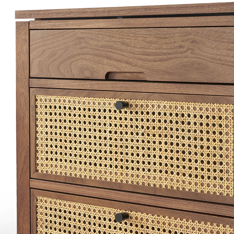 天然ラタンのカゴメ編み