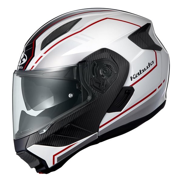 OGK オージーケーフルフェイスヘルメット OGK RYUKI BEAM ビーム ホワイトレッド XLサイズ RYUKIBEAMホワイトレッドXL(2578209)代引不可