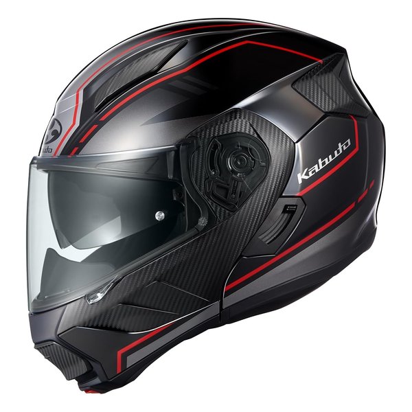 OGK オージーケーフルフェイスヘルメット OGK RYUKI BEAM ビーム ブラックレッド XLサイズ RYUKIBEAMブラックレッドXL(2578250)代引不可