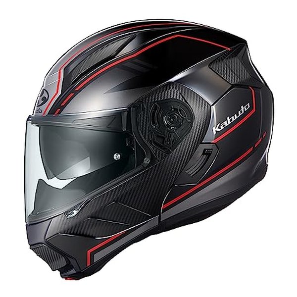 OGK オージーケーシステムヘルメット リュウキ ビーム ブラックレッド S 55-56cm RYUKI BEAM ブラックレッド S(2578955)代引不可 送料無