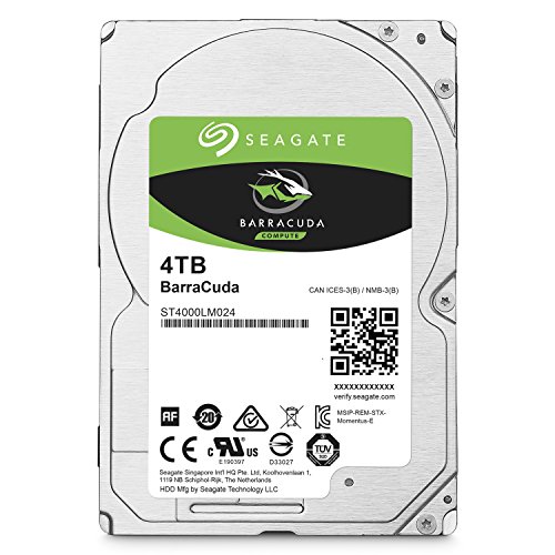 Seagate ST4000LM024 2.5インチ内蔵ハードディスク 4TB 15mm厚 BarraCuda(中古品)