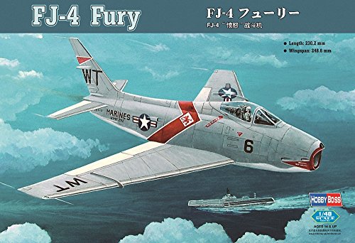 (未使用品)ホビーボス 1/48 エアクラフトシリーズ FJ-4 フューリー プラモデル 80312/ホビーボス(Hobby Boss)/HY80312/ホビーボス(Hobby Boss)/ホビーボス