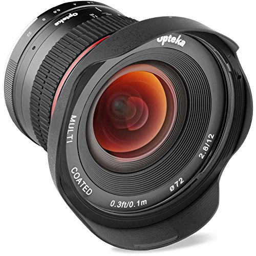 Opteka 12mm F / 2.8手動フォーカスHD MC Wide Angle Lens for Fuji Xマウ (未使用品)