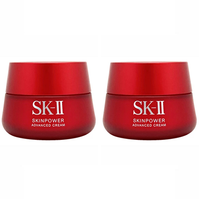 ● 2個セット SK-II スキン パワー アドバンスト クリーム 80g 美容クリーム フェイスクリーム sk2 sk-ii sk skii エスケーツー