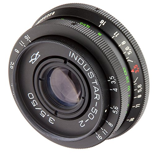 Industar 50-2 50mm F3.5ソニーNex用M42マウントカメラ用ロシア語レンズ(中古品)