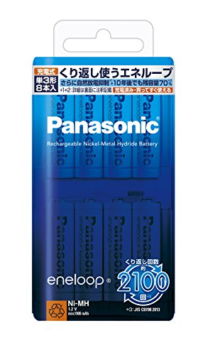 (中古品)パナソニック エネループ 単3形充電池 8本パック スタンダードモデル BK-3MCC/8/パナソニック(Panasonic)/BK-3MCC/8/パナソニック(Panasonic)/パナソ
