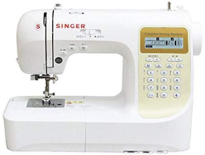 SINGER コンピューターミシン 文字縫い機能搭載(ひらがな・数字・アルファ (中古品)