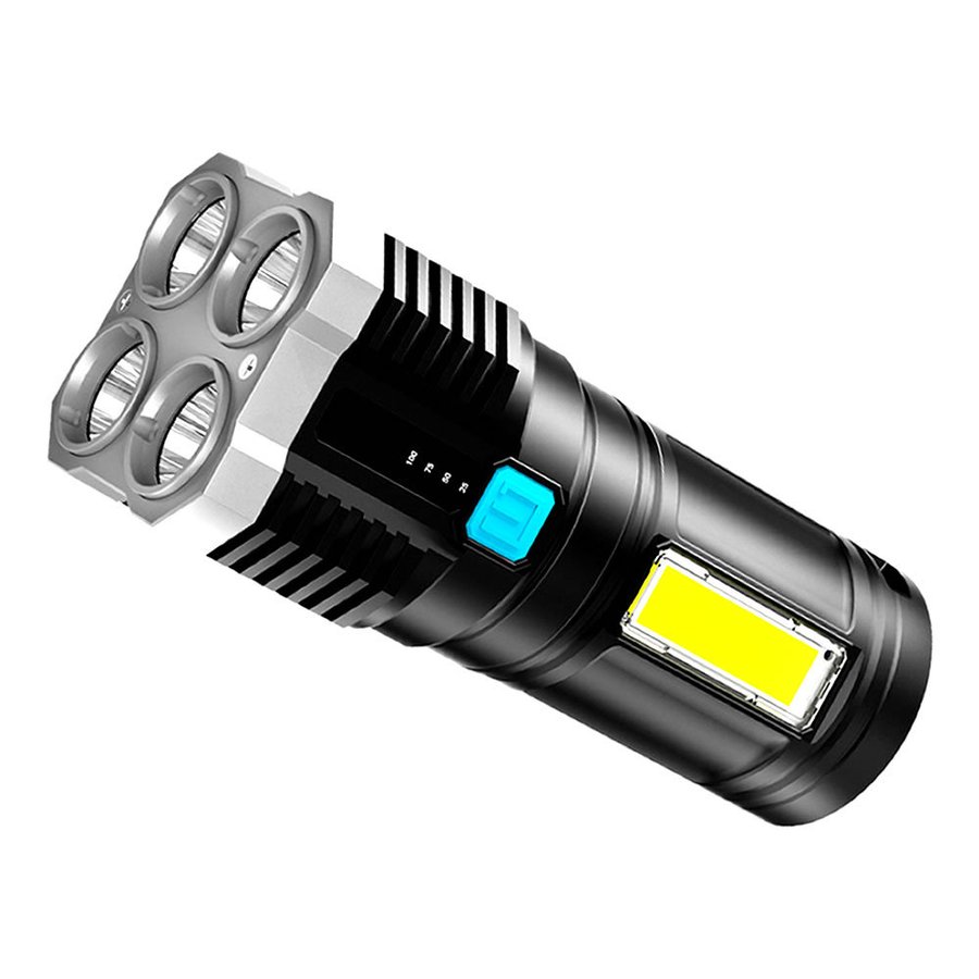 品番 tecc-ledserch03 山をも照らす4200LM搭載♪長距離観測のための強力なスポットライト。フロント＆サイドの２種類ライト搭載フロント照明はサーチライトなどの場合に重宝しサイドライトは