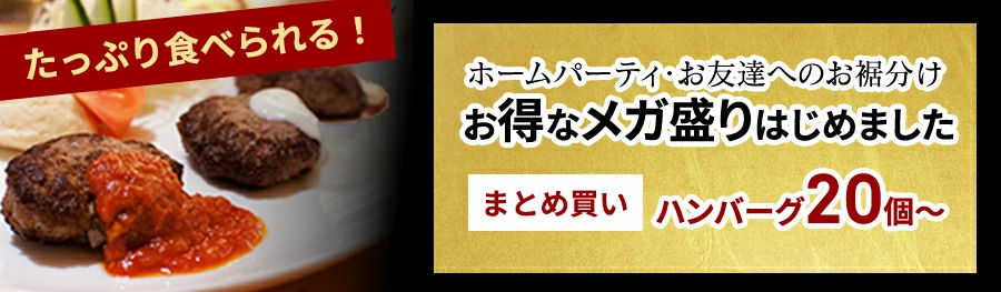 お得なメガ盛り