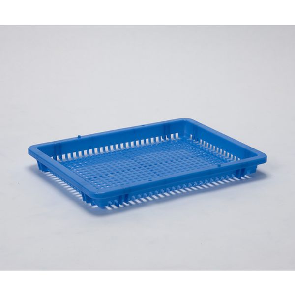 (株)サンコープラスチック SANKO pla 559555 ワイドバスケット ハーフ B ブルー