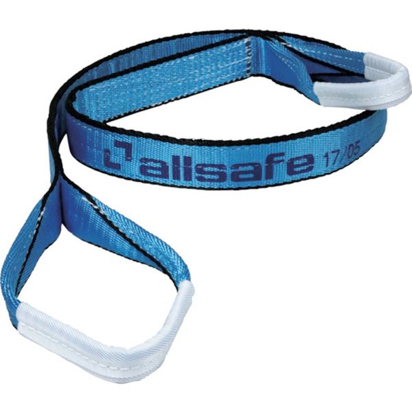 AS3E2565 オールセーフ(株) allsafe オールセーフスリングベルト3E25x6.5m スカイブルー