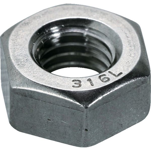 B1320012 六角ナット1種 SUS316L M12×1.75 6個入(ステンレス)
