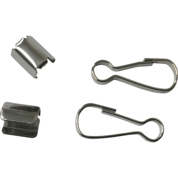 JN02 (株)ユタカメイク ユタカメイク 金具 紐用ナスカンセット 中丸紐用B4mm×A21m