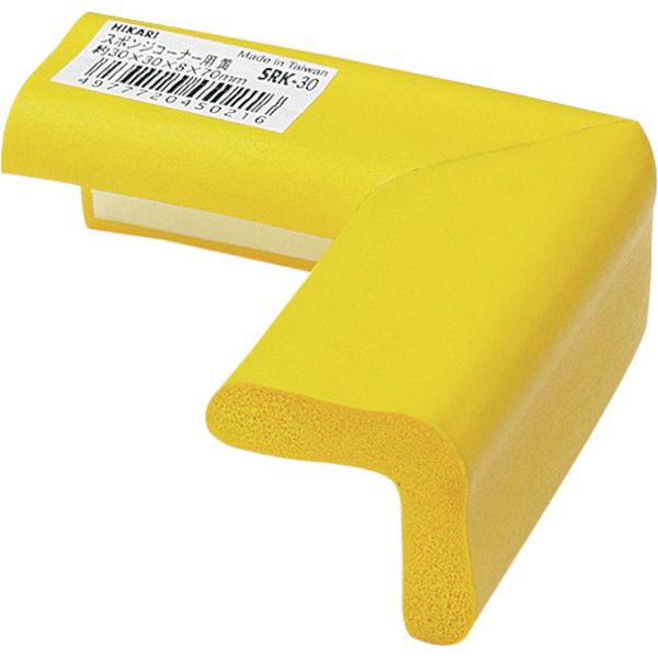 SRK30 (株)光 光 スポンジコーナー用 黄 8×30×30×70mm