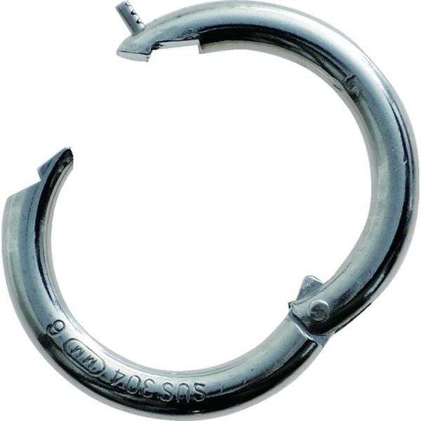 TCC6 トラスコ中山(株) TRUSCO リング ステンレス ピン止めチェーンキャッチ 線径6mm 内径30mm