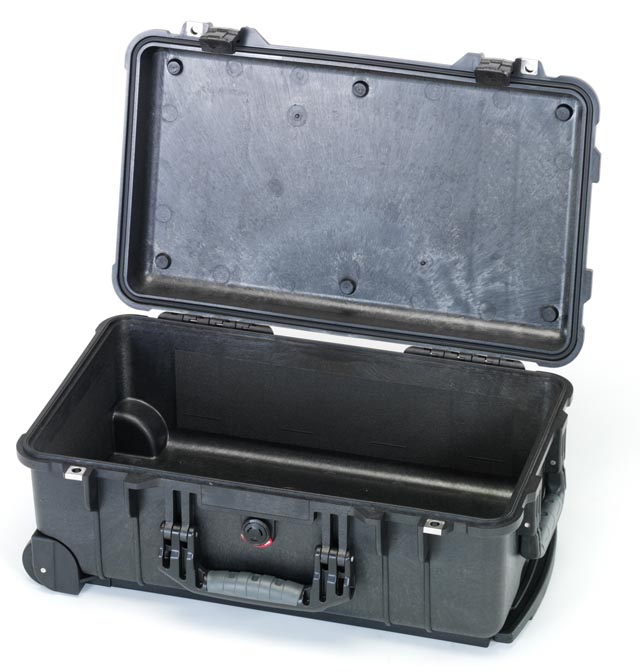 エスコ ESCO 501x279x193mm/内寸 防水ケース(黒/ウレタン無) EA657-151NF