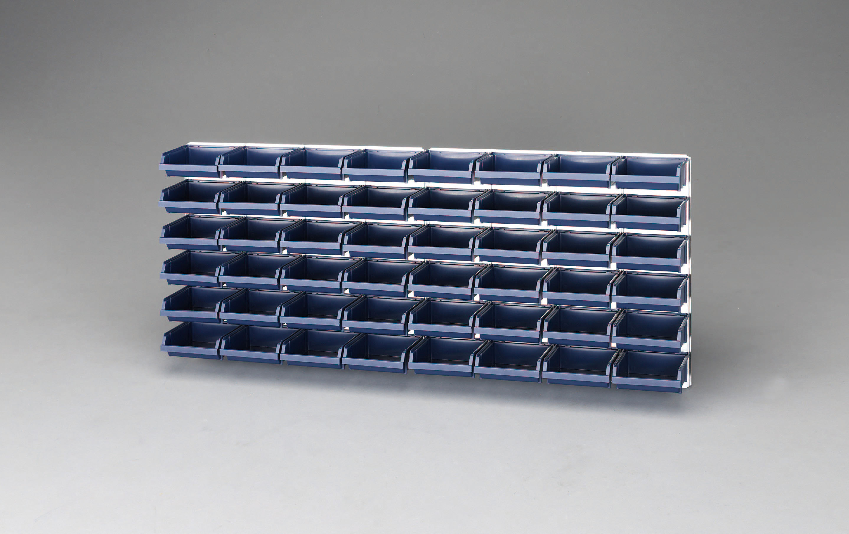 エスコ ESCO 1040x440mm パーツトレーセット(壁面用 48トレー付) EA661CB-48