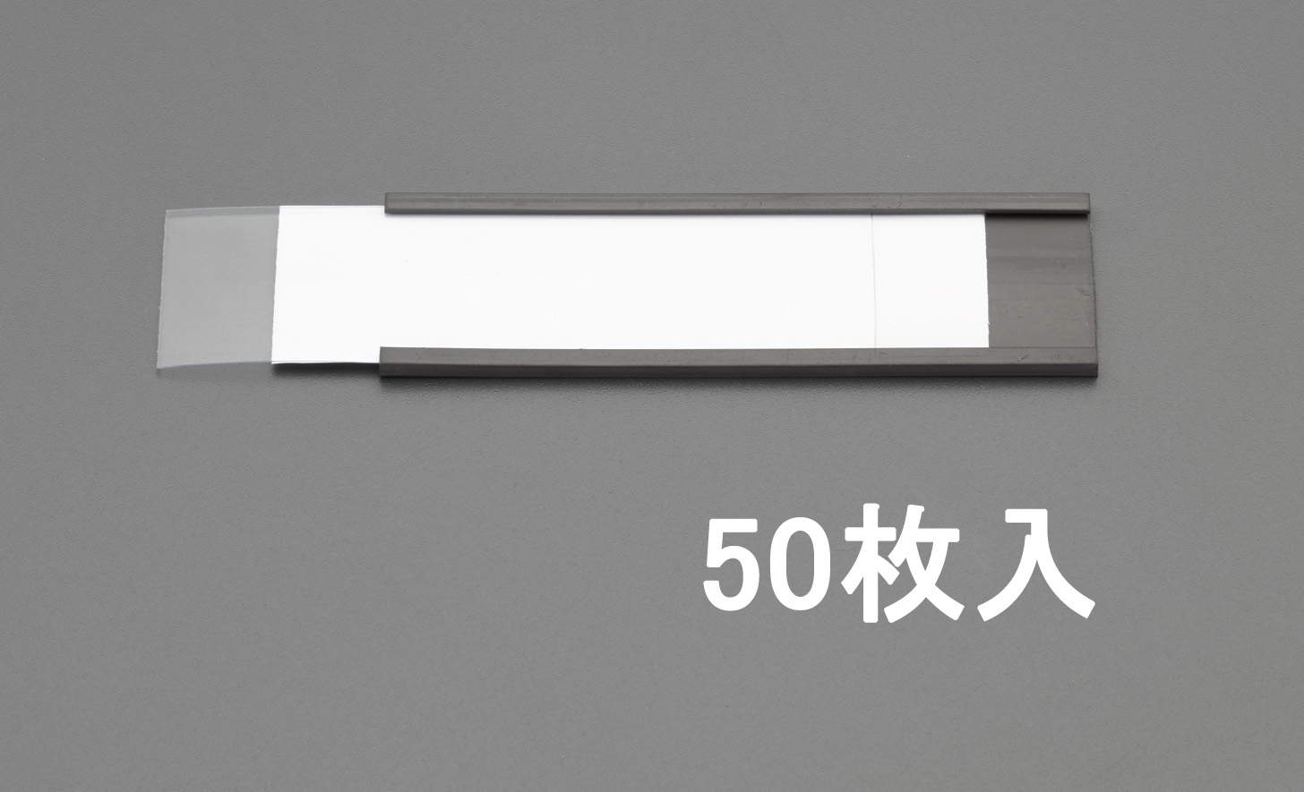 エスコ ESCO 100x25mm ラベルホルダー(マグネット付/50枚) EA781ES-1