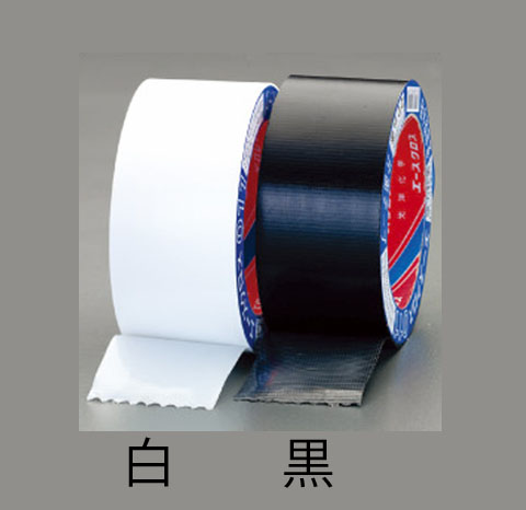 エスコ ESCO 100mmx20m 防水気密テープ 片面/黒 EA944MJ-6