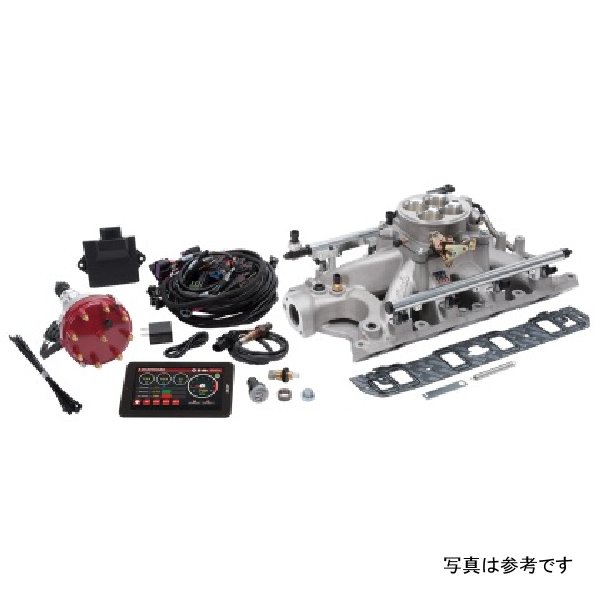 Edelbrock Pro Flo 4 Fuel インジェクション Kit Seq Port フォード 289-302 ci 550 HP 29 LbHr Injectors Satin EDE35930 WO店