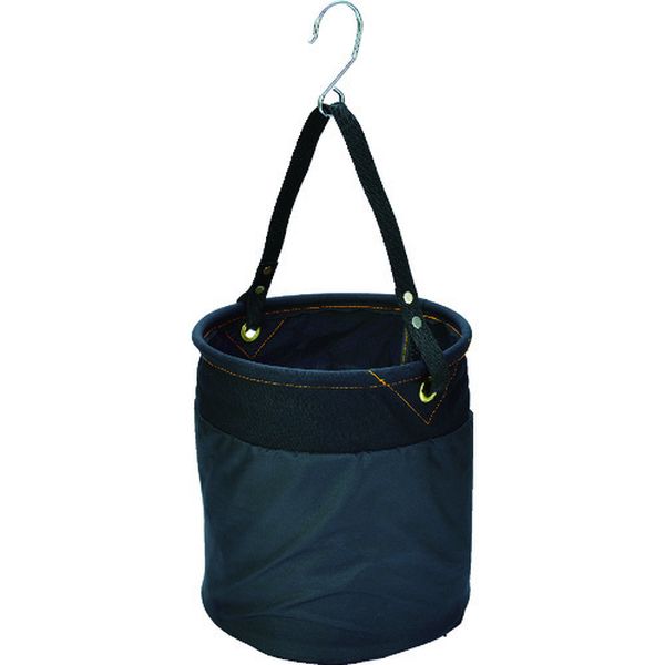 TADB240KF トラスコ中山(株) TRUSCO 電工バケツ 240X300 巾着蓋付き Sフック大付 ブラック
