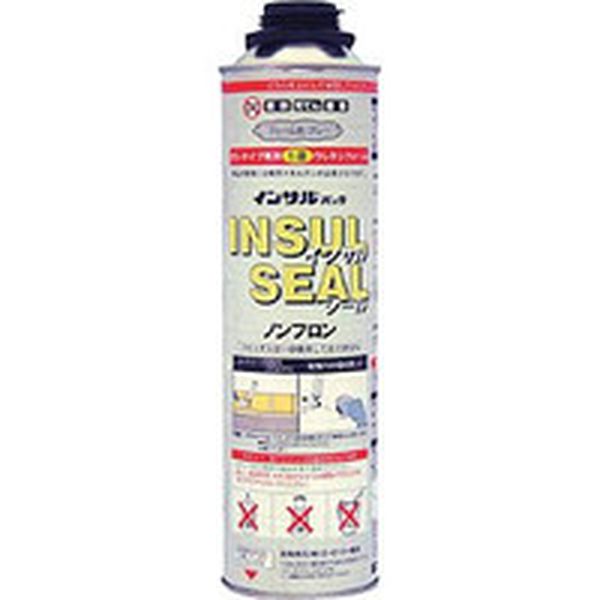 簡易型発泡ウレタンフォーム 1液ガンタイプ インサルパック インサルシール 750ml フォーム色：グレー