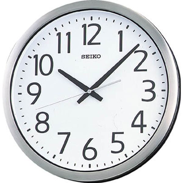 セイコータイムクリエーション(株) SEIKO 防湿・防塵型オフィスクロック 直径381×40 金属枠