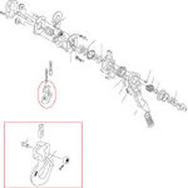 L4BA03010212 (株)キトー キトー キトーレバーブロックL4形 LB030用部品 下フック1式