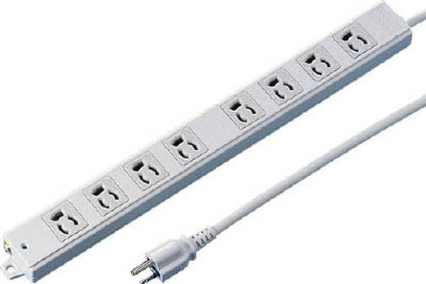 TAPKE83 サンワサプライ(株) SANWA 工事物件タップ 抜け止めコンセント 8個口 ケーブル長3m