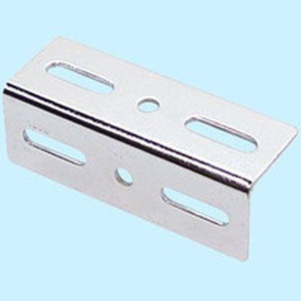 TK46L4C トラスコ中山(株) TRUSCO ジョイント金具46型L クロム 寸法130X46 穴数6
