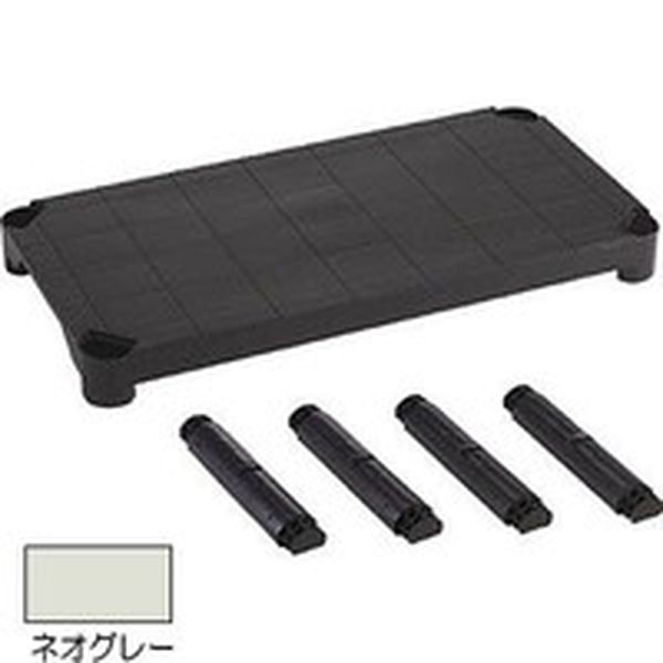 TPT234S トラスコ中山(株) TRUSCO プラ棚用 棚板セット軽量型 脚付 800X350