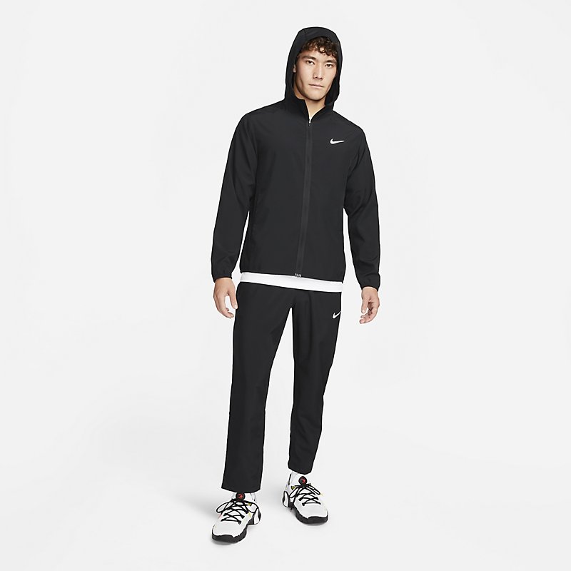 ナイキ トレーニングウェア メンズ 上下 NIKE フォーム Dri-FIT バーサタイル ジャケット パンツ セットアップ 黒 ブラック トレーニング フィットネス ヨガ ランニング 男性 上下組 