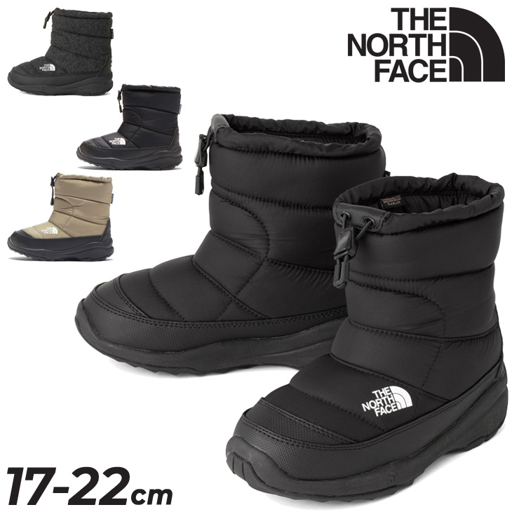 ザ・ノース・フェイス キッズ ウィンターブーツ 17-22cm THE NORTH FACE ヌプシ ブーティ ウォータープルーフ ジュニア 子ども用 防水ブ