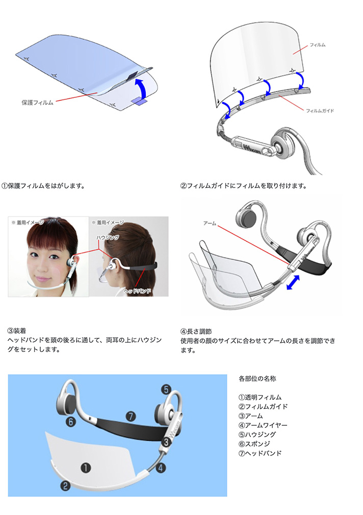 �����}�X�N Wincam �w�b�h�Z�b�g�}�X�N ����