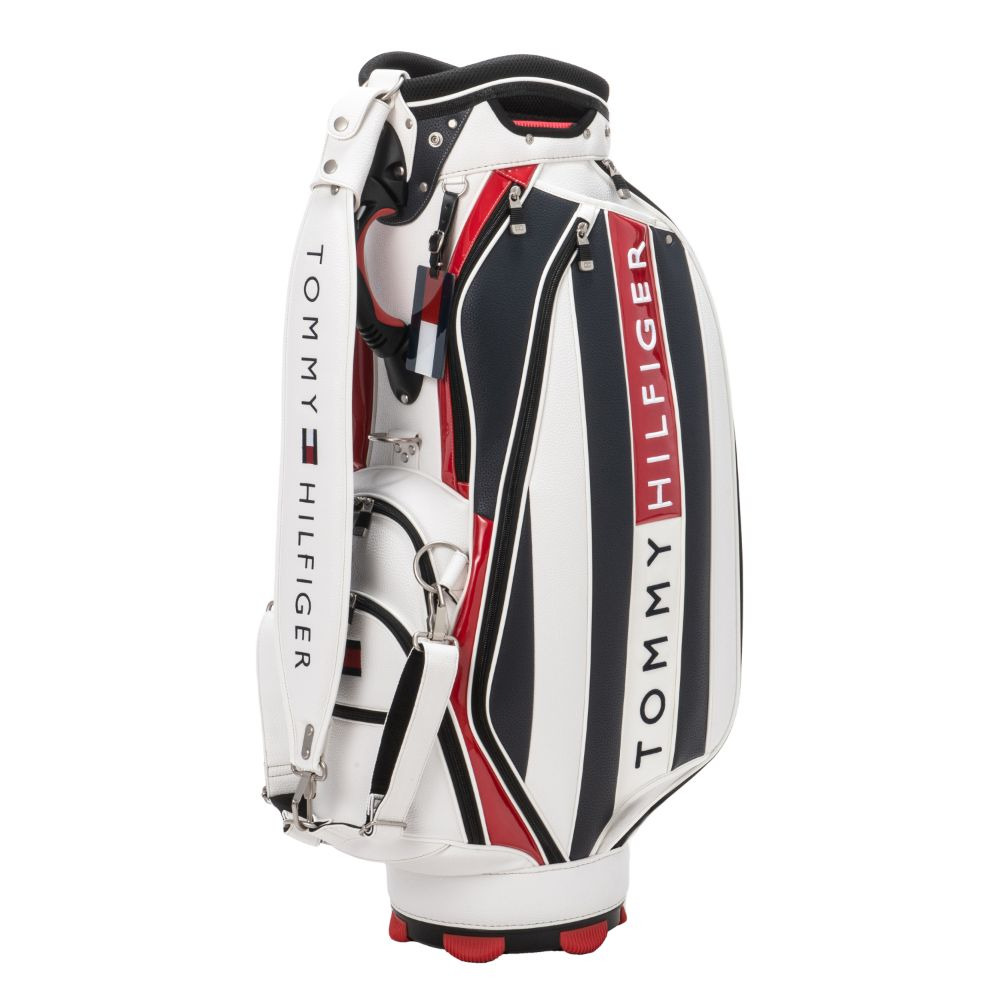 トミー ヒルフィガー ゴルフ(TOMMY HILFIGER GOLF)ゴルフ キャディバッグ カート式 9型 5分割 FACE & hellip;