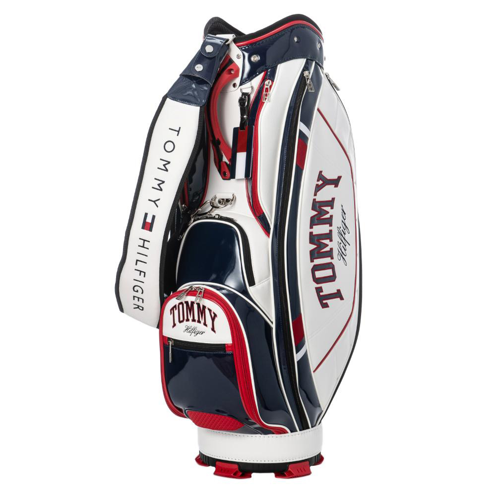 トミー ヒルフィガー ゴルフ(TOMMY HILFIGER GOLF)ゴルフ カート式 キャディバッグ エナメルスポーツ 9.&hellip;