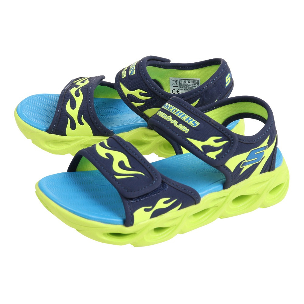 スケッチャーズ(SKECHERS)ジュニアストラップサンダル サーモフラッシュ ヒート タイド ネイビー 400102L-NV & hellip;
